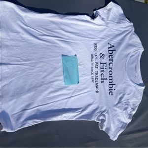Abercrombie & Fitch “Soft A&F Tee” White *BARELY WORN*